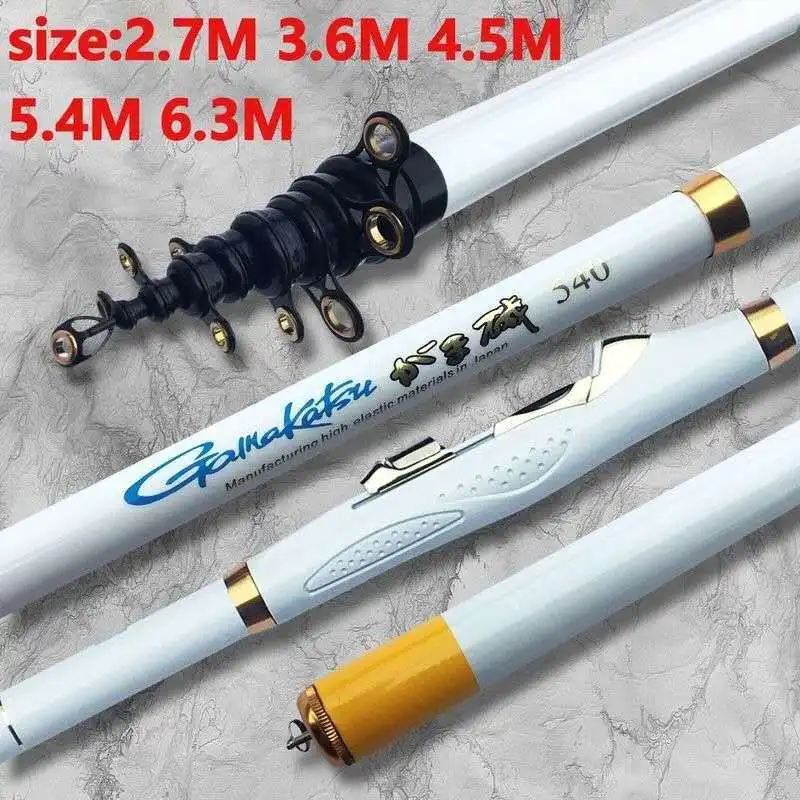 

Телескопическая удочка для спиннинга Fly Carp Feeder из углеродного волокна Pesca 2,7 м 3,6 м 4,5 м 5,4 м 6,3 м сиденье для удочки для путешествий Удочка