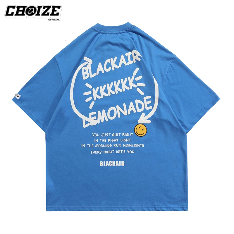 

Hip Hop Streetwear Oversized T Shirt Letter Print Harajuku Short Sleeve Tops Summer Korean Fashion Short Sleeve T Shirts