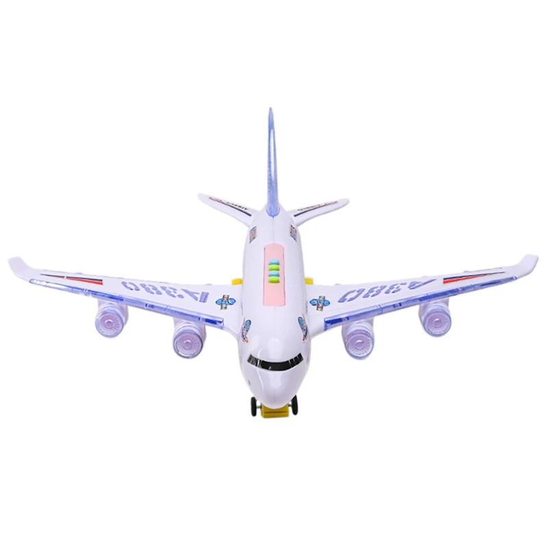 

Children's Aircraft Large Toy Aircraft Passenger Aircraft Electric Universal Light Early Education Story Machine A
