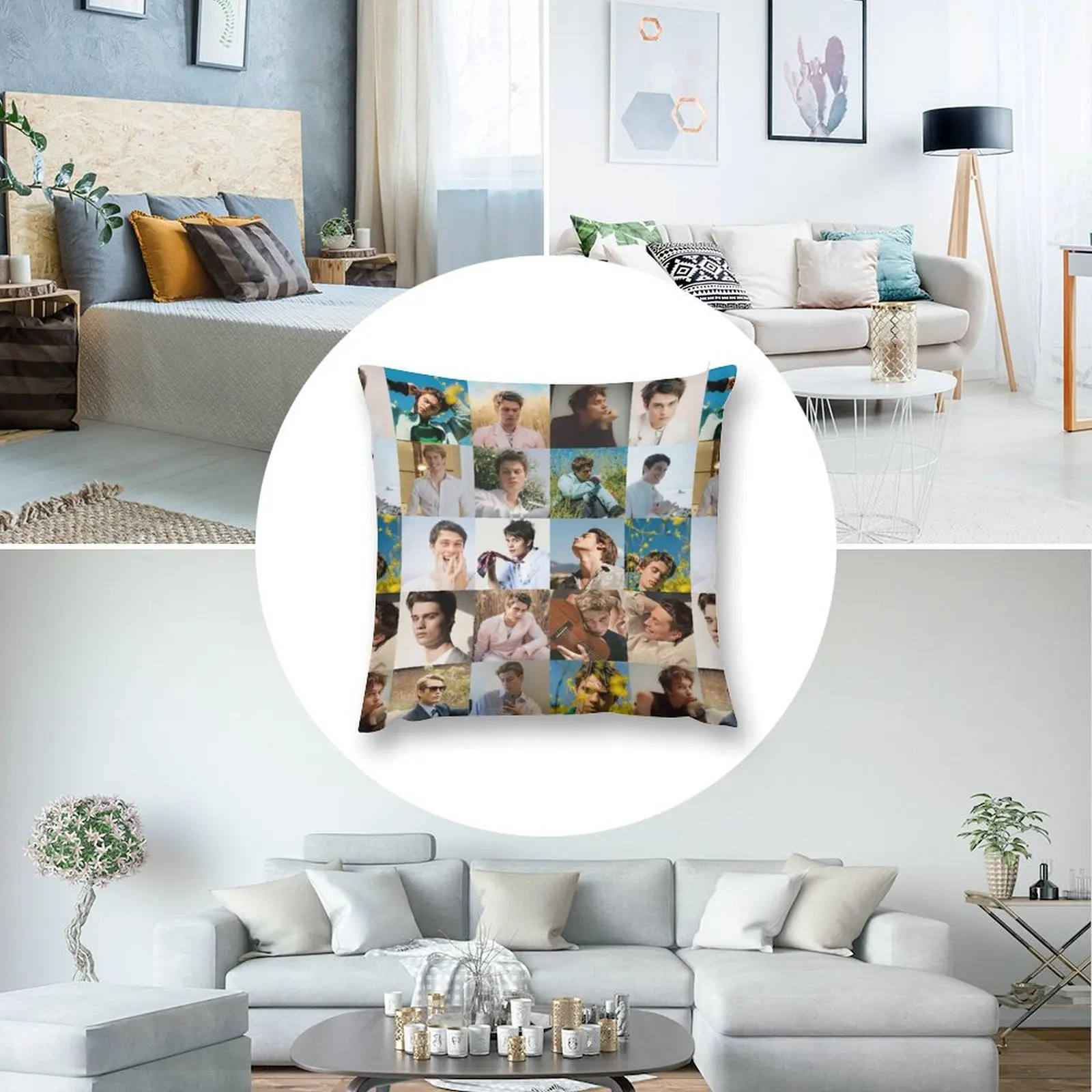 Декоративные наволочки для диванных подушек дивана