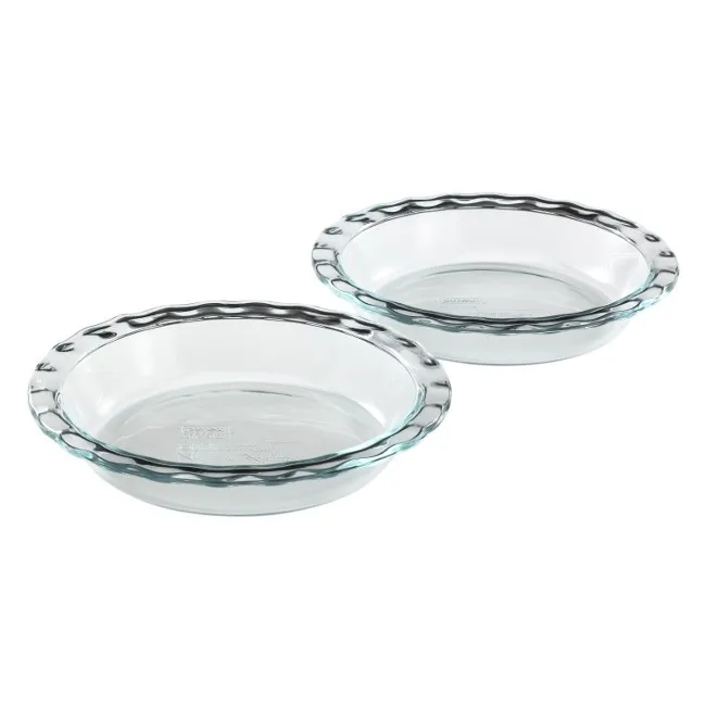 

Easy Grab Glass 9.5 In. Pie Plates (Set of 2)
