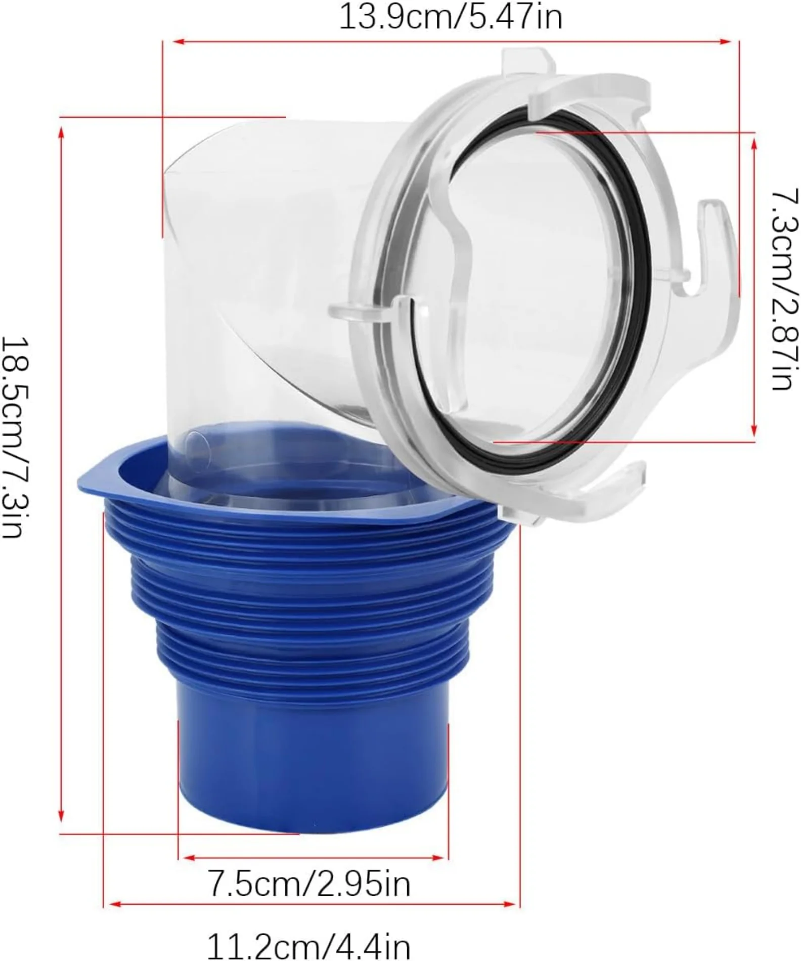 

Канализационный шланг 90° угловой адаптер 4-в-1