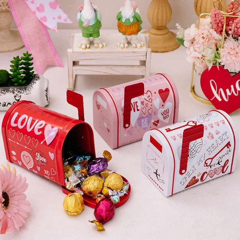 Уникальные маленькие рождественские почтовые ящики из 3 штук жестяные