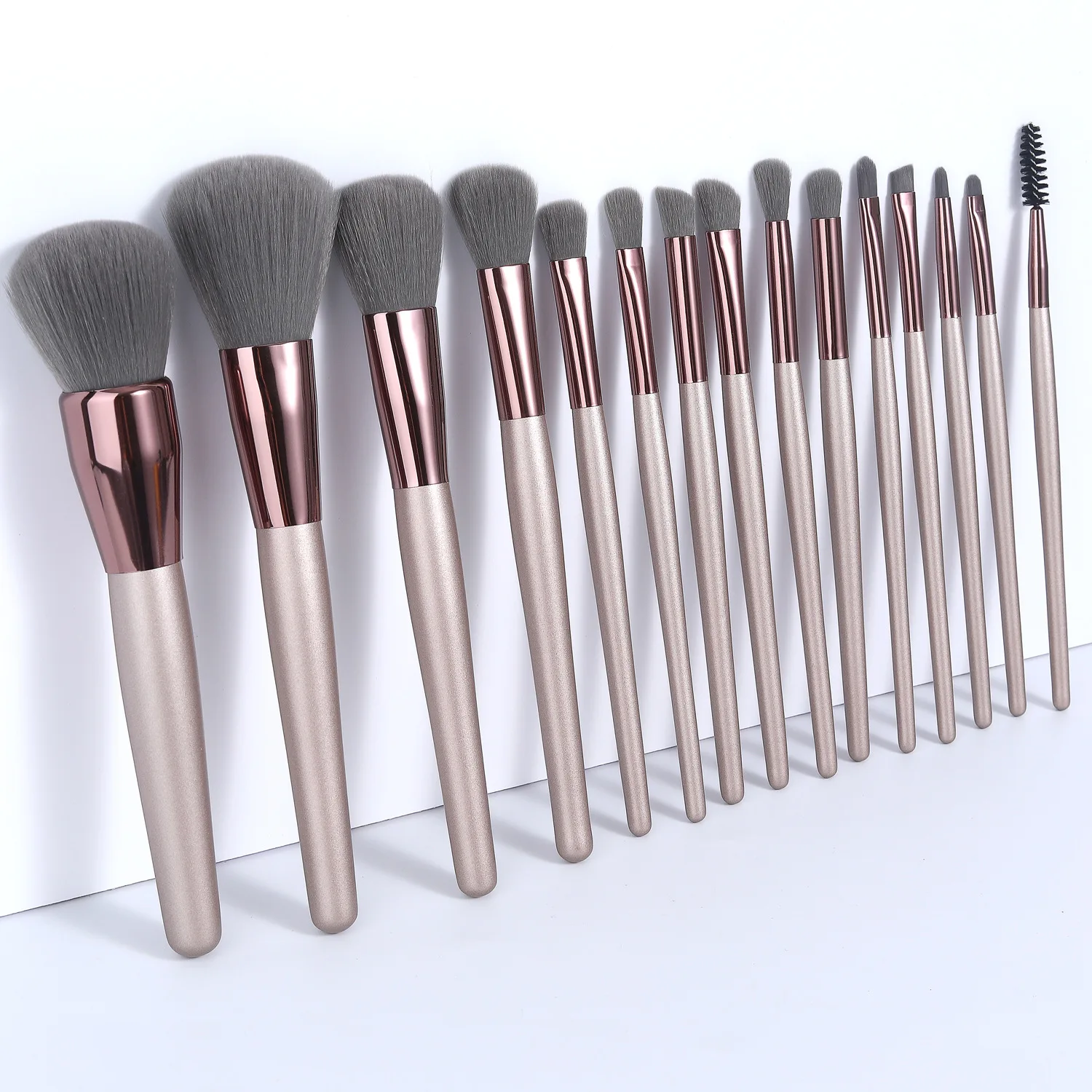 

15Pcs Makeup Brushes Tool Set Cosmetic Powder Eye Shadow Foundation Blush Blending Beauty Make Up Brush Eyebrow Brush for Women