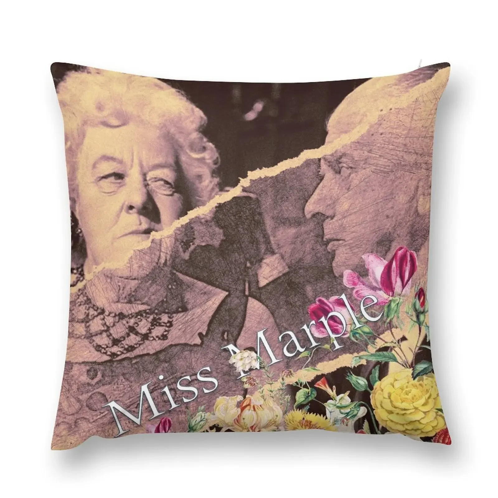 Декоративные наволочки Miss Marple and Mister Stringer Margaret Rutherford Agatha Christie декоративные для