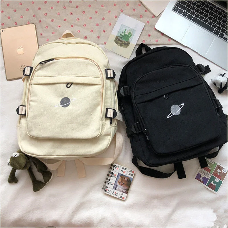 

Women canvas backpack weekender laptop bag school backpack female travel backpack lady shoulder bags