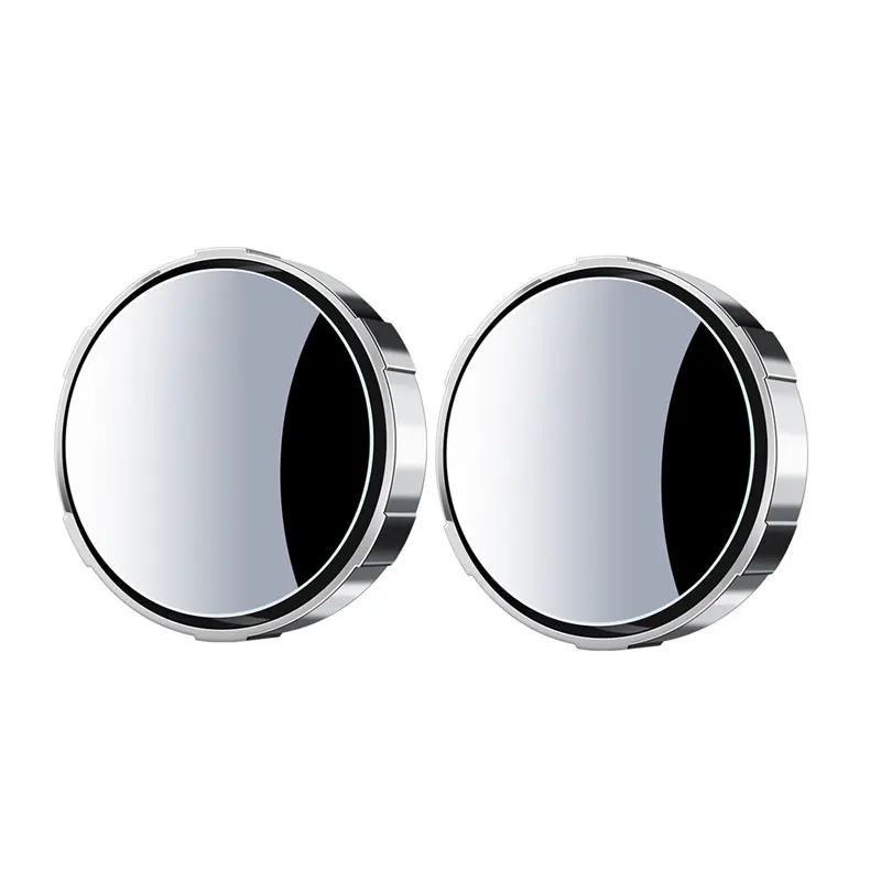 

2 шт., регулируемое на 360 градусов зеркало для слепых зон, автомобильное вспомогательное выпуклое зеркало заднего вида, круглая рамка, широкоугольные зеркала для автомобиля, обратный ход