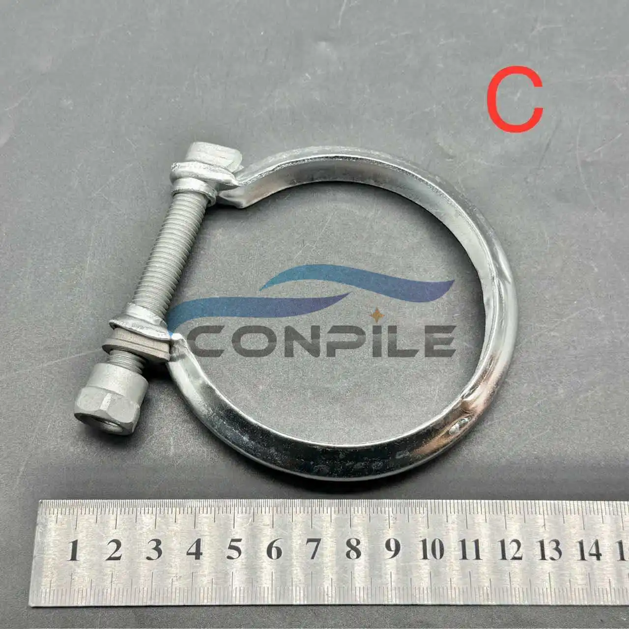 

1 шт. для Peugeot 307 206 Elysee 16 В 308 зажим для выхлопной трубы, металлический зажим для глушителя