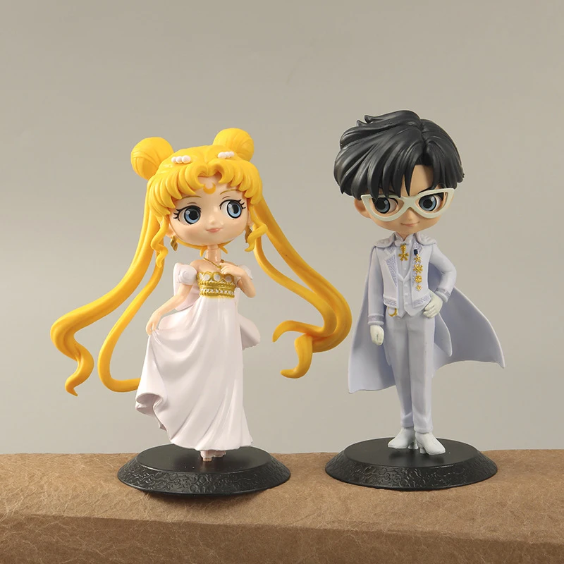 

16CM Cartoon Anime Sailor Moon Action Figures Toys For Boys Girls Kids Gifts Model Ornaments Model Toys Cake Decor