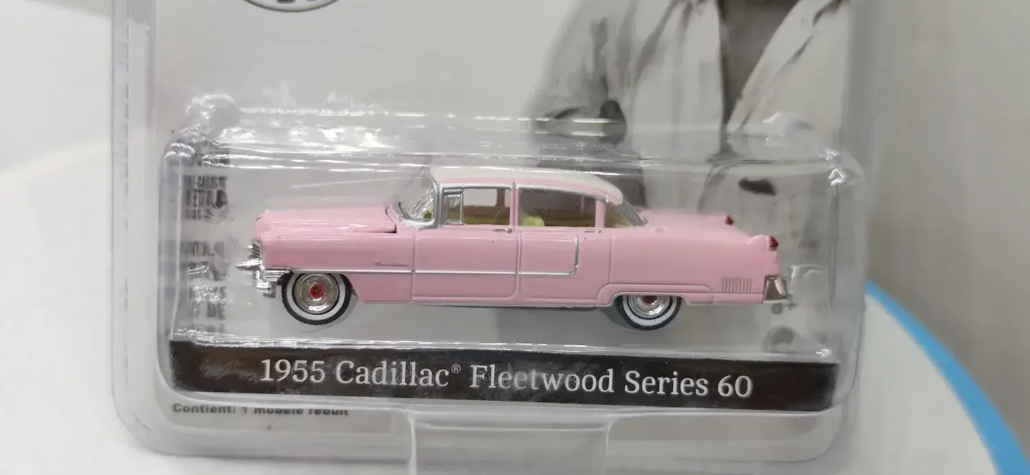 1:64 Hollywood 1955 Cadillac Fleetwood Godfather Pink Edition коллекция моделей автомобилей из сплава