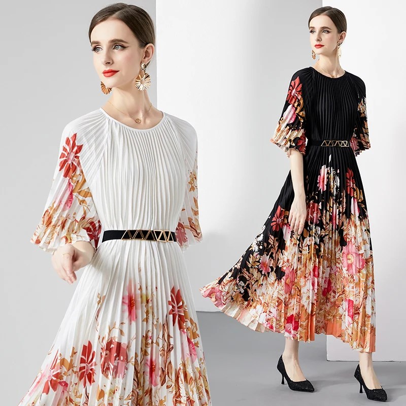 

Pleated Beautify Quality Super Hemlines Upscale Dress