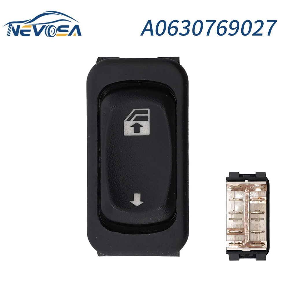 

Evosa A0630769027 A06-30769-027 Автомобильный Электрический переключатель управления окном пассажирская Боковая кнопка для Freightliner Колумбия Century