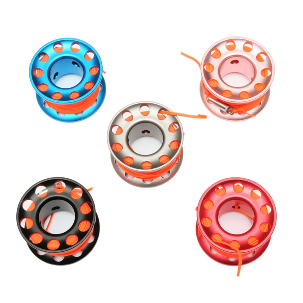 

Finger Spool Scuba Diving Reels Spinning Holder Aviation Aluminum