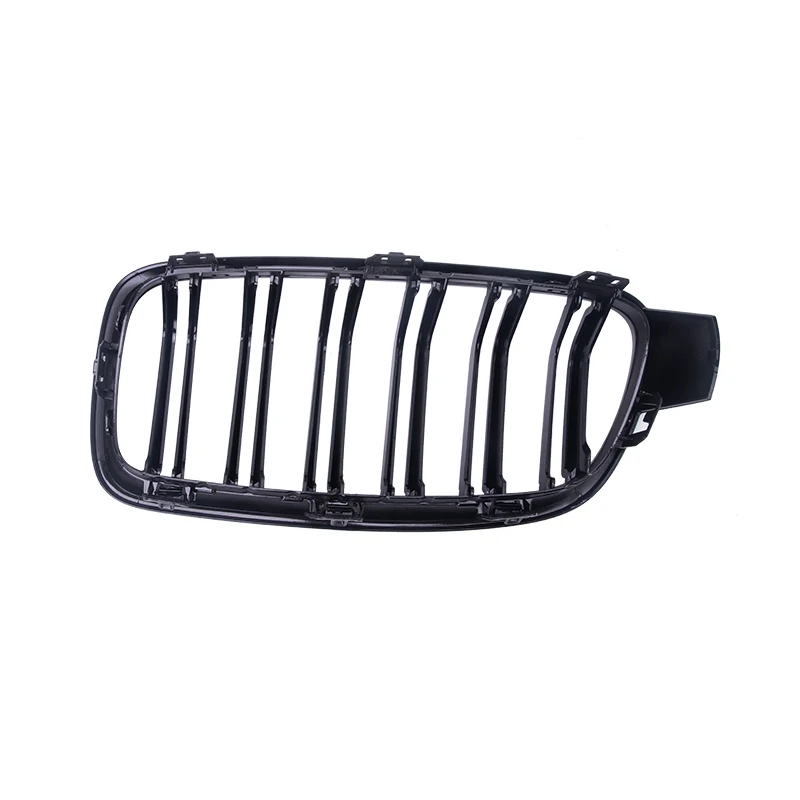 For BMW 3 Series F30 F31 F35 Car Front Bumper Grilles Kidney Racing Grill 2013-2019 Double Slat Grille Gloss Black Auto Tricolor images - 6