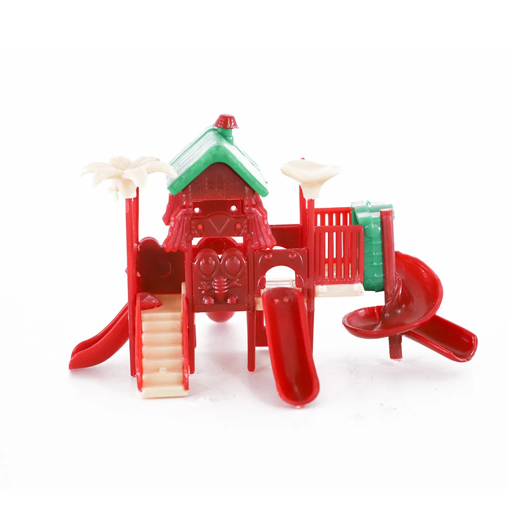 Масштаб 1/150-75 Миниатюрная модель горки для парка детская площадка материалы