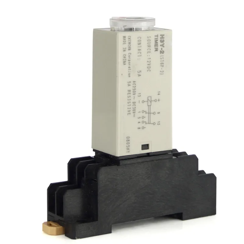 H3Y-2 Реле задержки включения и времени таймер 60 секунд DPDT 8 контактов розетка CZYC