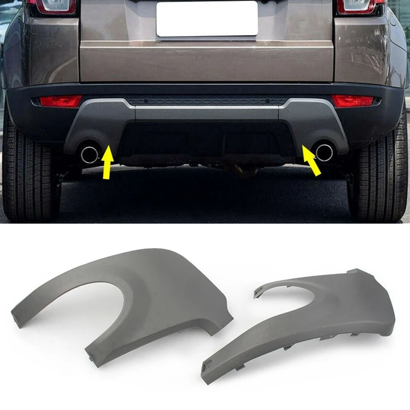 

1Pair Rear Exhaust Tow Hook Cover Trim Cover Towing Hook Tail Trim Accessory LR026328 LR026329 For Range Rover Evoque 2012-2018