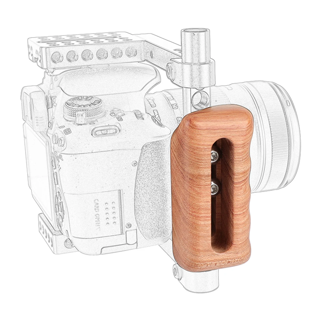Универсальная деревянная рукоятка с правой ручкой и креплением для камеры DSLR с пазом под 1/4"-20 для поддержки системы каркаса, видеостоек и подставки DV.