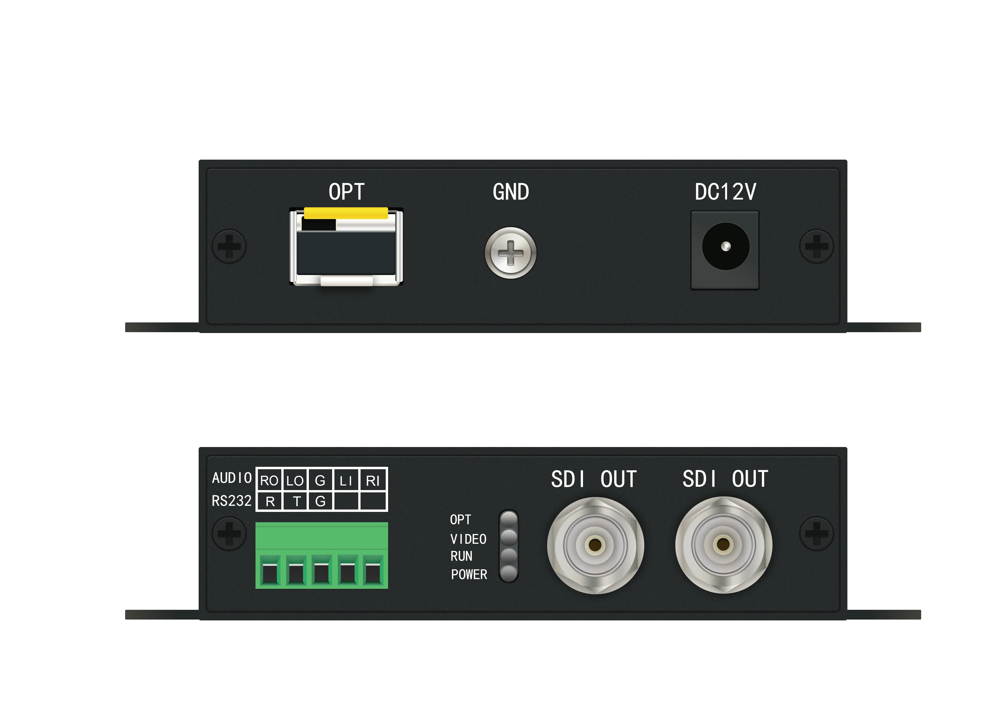 Фото Некомпрессированный оптоволоконный удлинитель HD/SD/3G SDI с поддержкой 1080P60Hz, 10 км, 20 км, преобразователь SDI в оптоволокно №4