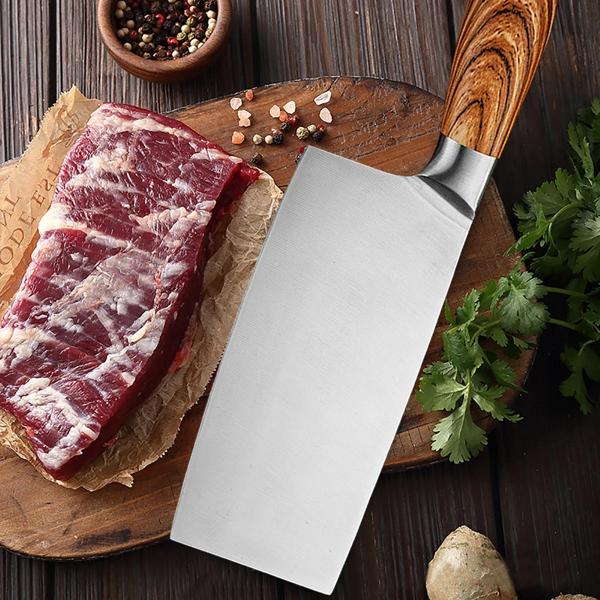 7-дюймовый шеф-нож мясника китайские кухонные ножи из нержавеющей стали бритва