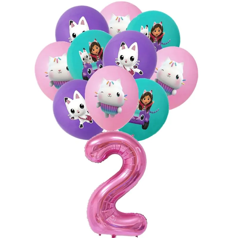 11 шт. латексные шарики в виде кошек для кукольного домика |