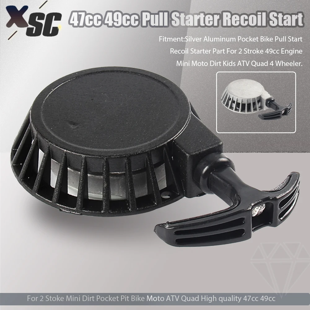 Пусковое устройство для карманного велосипеда 2 Stoke 47cc 49cc Mini Moto ATV Quad Start детали