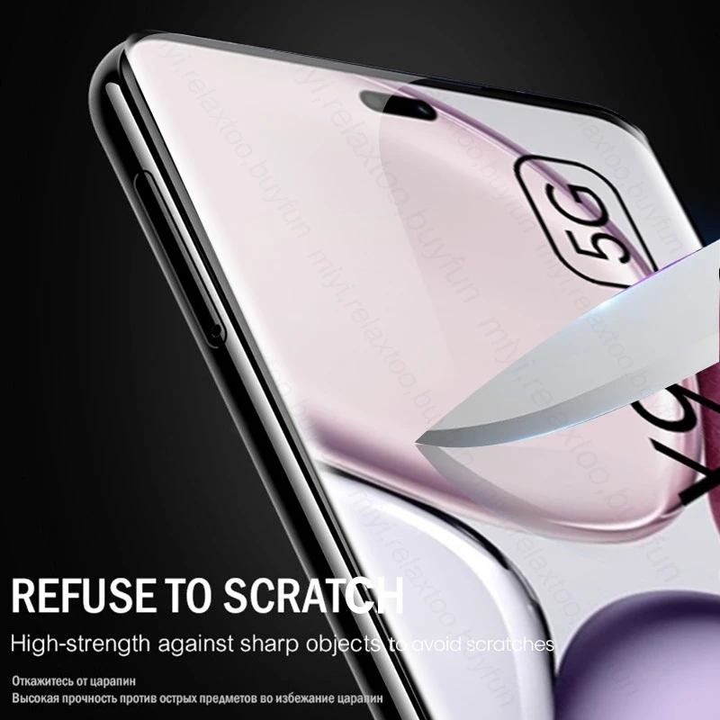 2в1 закаленное стекло 9H для HonorX9c Honor X9c 5G изогнутая защитная пленка экрана Xonor Honer X 9