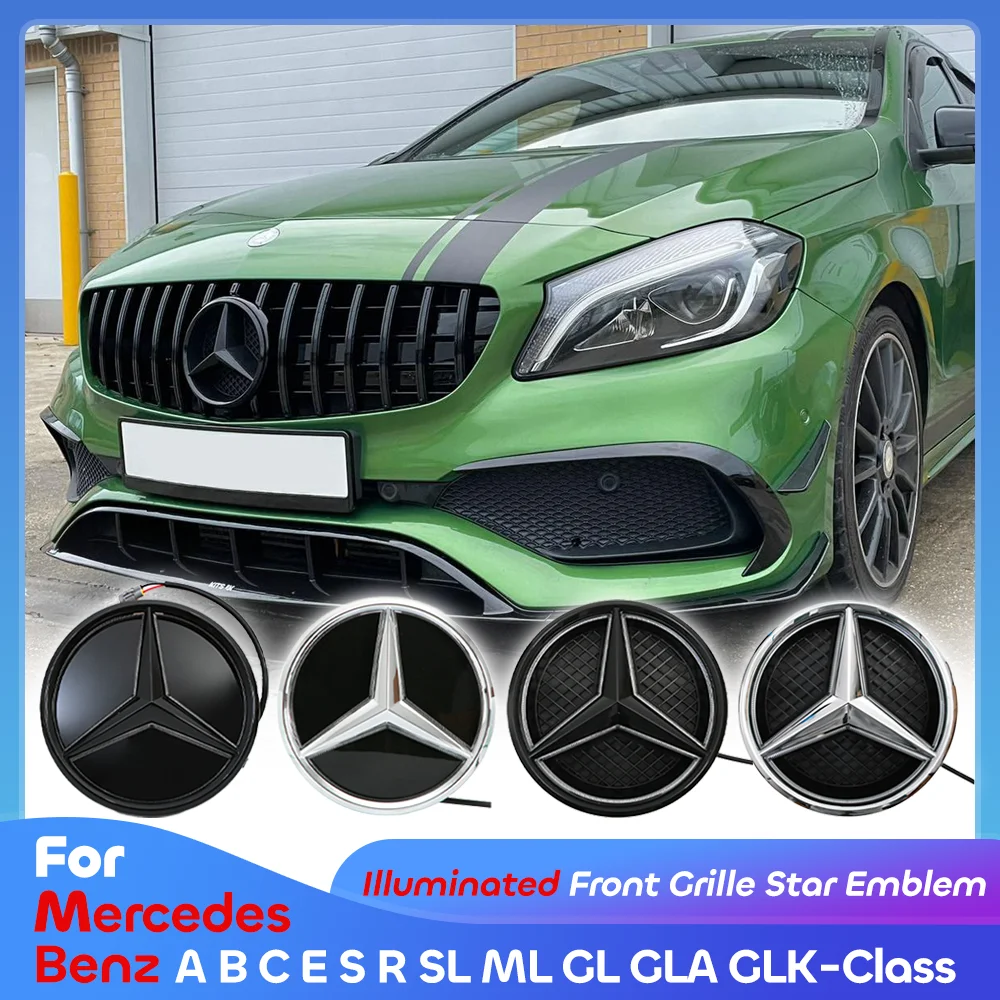 Эмблема Звезды Mercedes Benz W246 3d Зеркальная Отделка