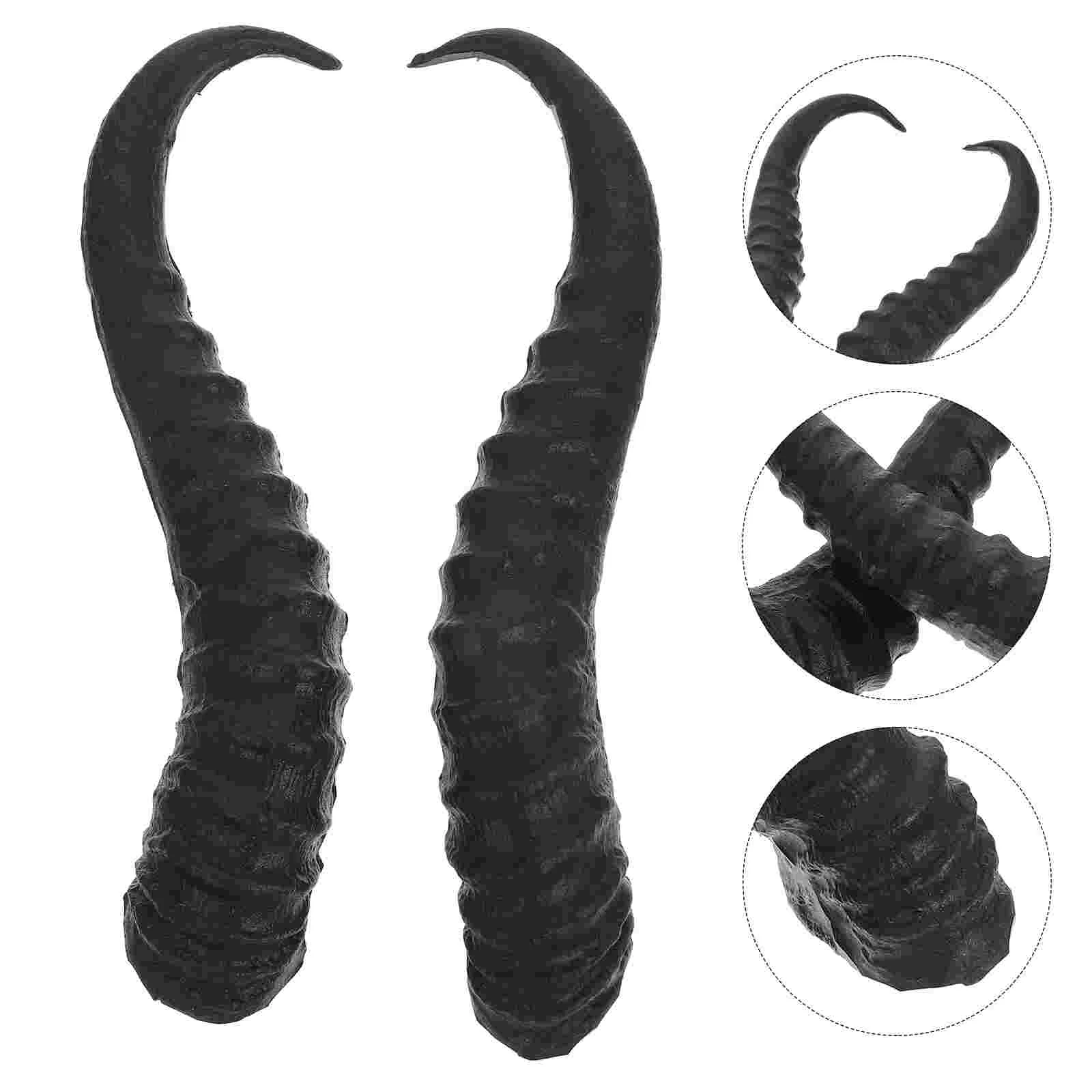 

Horns Sheephorn Headband Hair Cosplay Costume Accessory Antlers Hoop Partyanimal Diy Artificial Headpiece Props Gothic Clips Ram