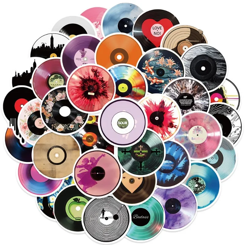 

10/50 шт., виниловые наклейки для багажа, скутера