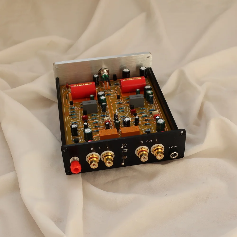 Nvarcher Discrete Components Class A Low Noise Vinyl Phono MM/MC Moving Coil Magnet Amplifier | Электроника