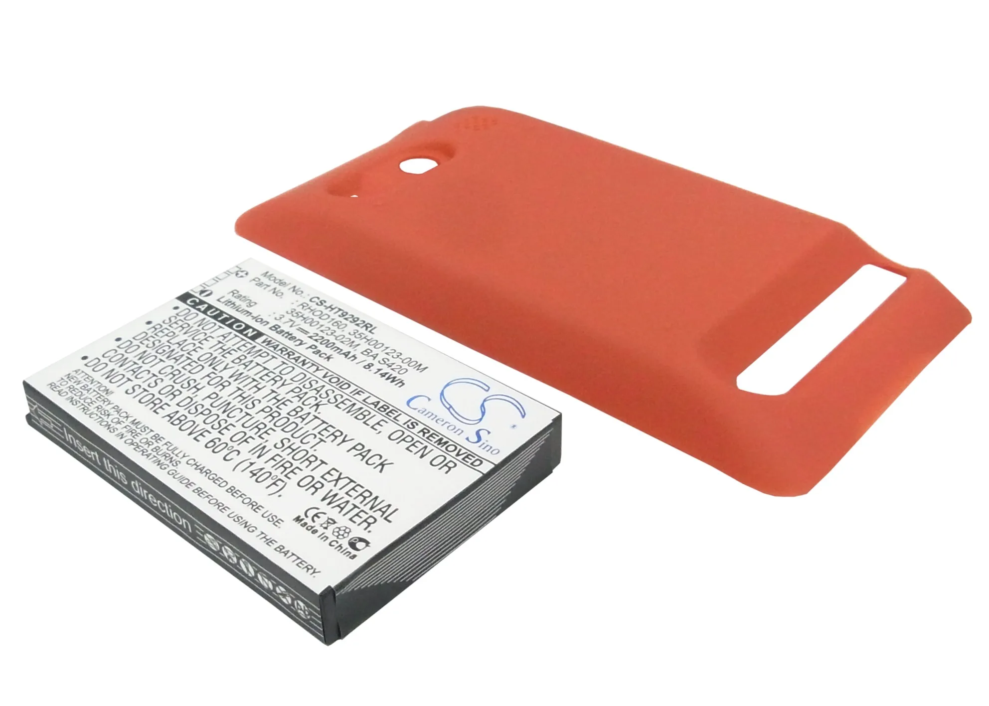 

CS 2200mAh/8.14Wh battery for HTC A9292, EVO 4G,Supersonic 35H00123-00M,2M,03M,22M,BA S390,BA S420,RHOD160