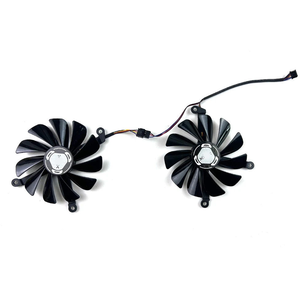 Фото Охлаждающий вентилятор 95 мм CF1010U12S RX 5700XT RX-57XT86OD Вентилятор графического процессора для XFX Radeon RX5700 5700 XT THICC II Ultra Вентиляторы видеокарты №4