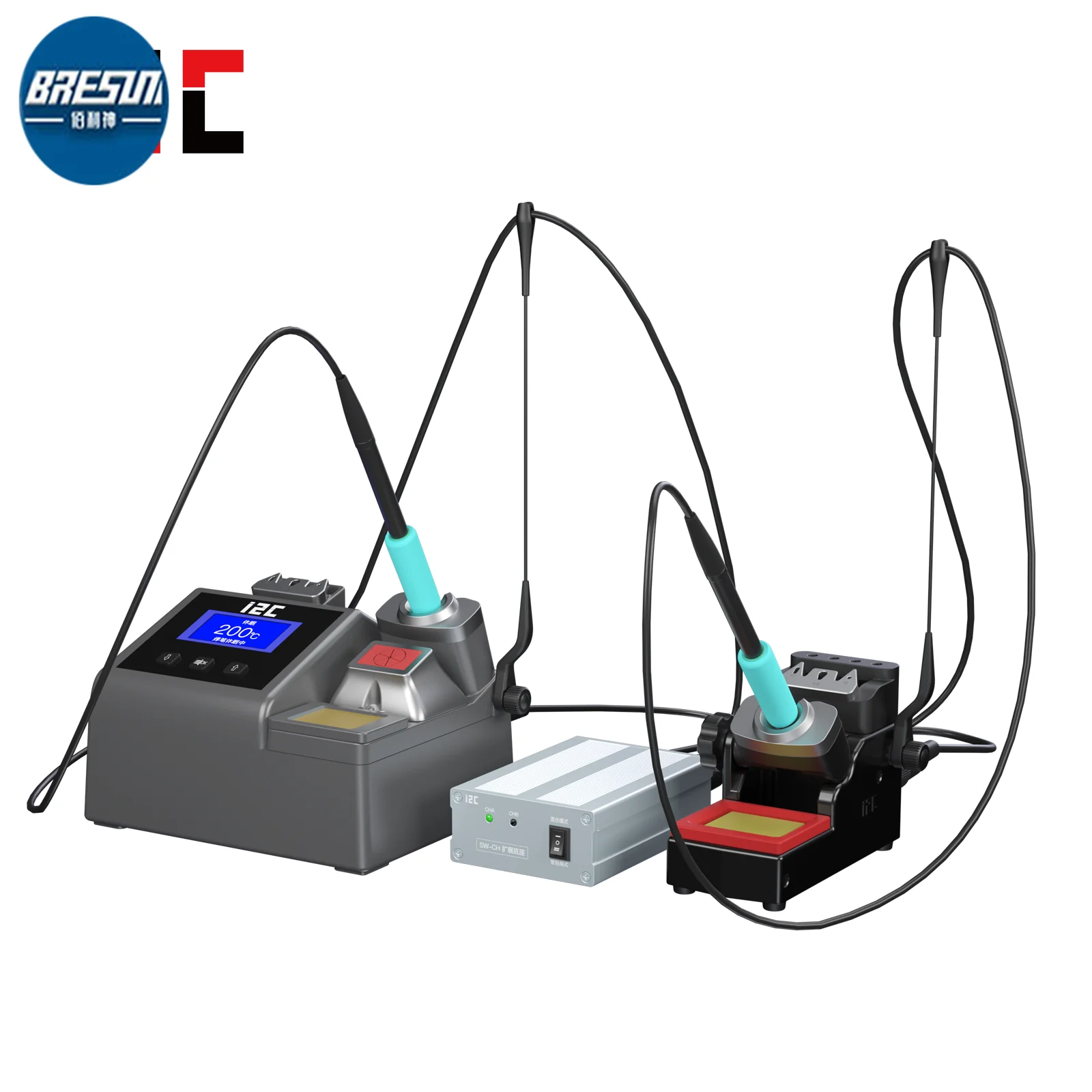 

i2C Soldering Station Expansion Base SW-CH Universal JBC I2C Multiple Welding Platforms With Sleep Base Station T115 T210 T245