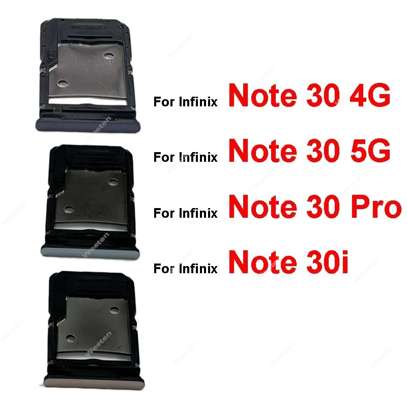 Для Infinix Note 30 4G 5G X6833B X6716B X6711 Pro X678B 30i X6716 Держатель лотка для SIM-карты запасные части