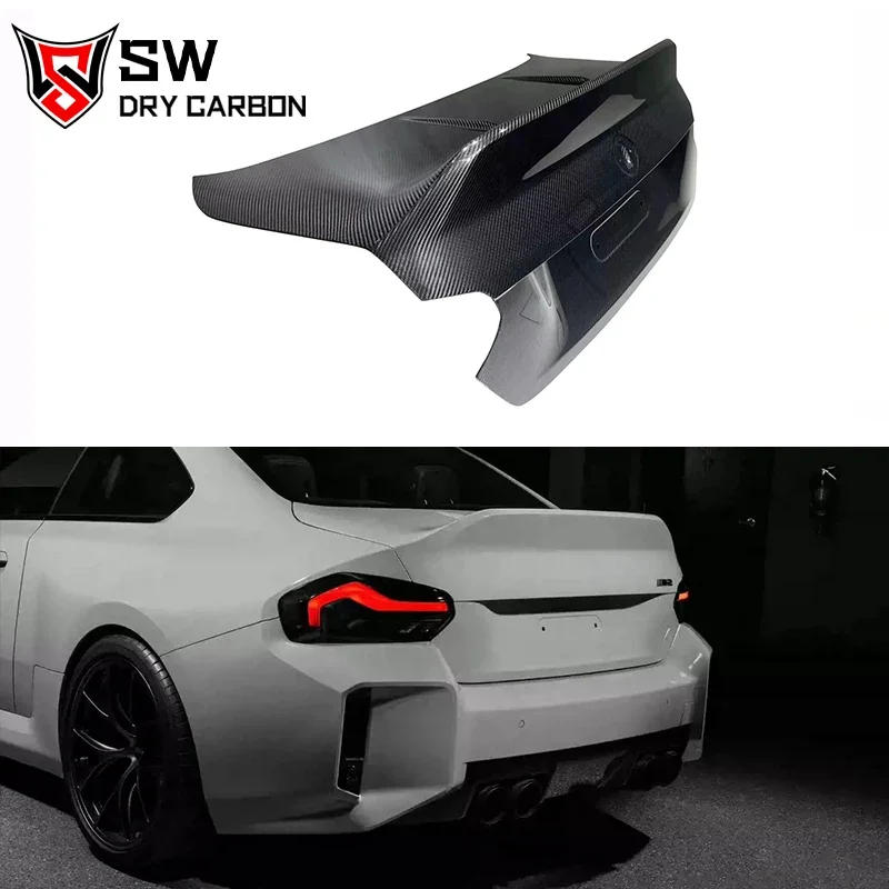 Автозапчасти сухая крышка багажника из углеродного волокна CSL Style G87 для BMW M2 Coupe