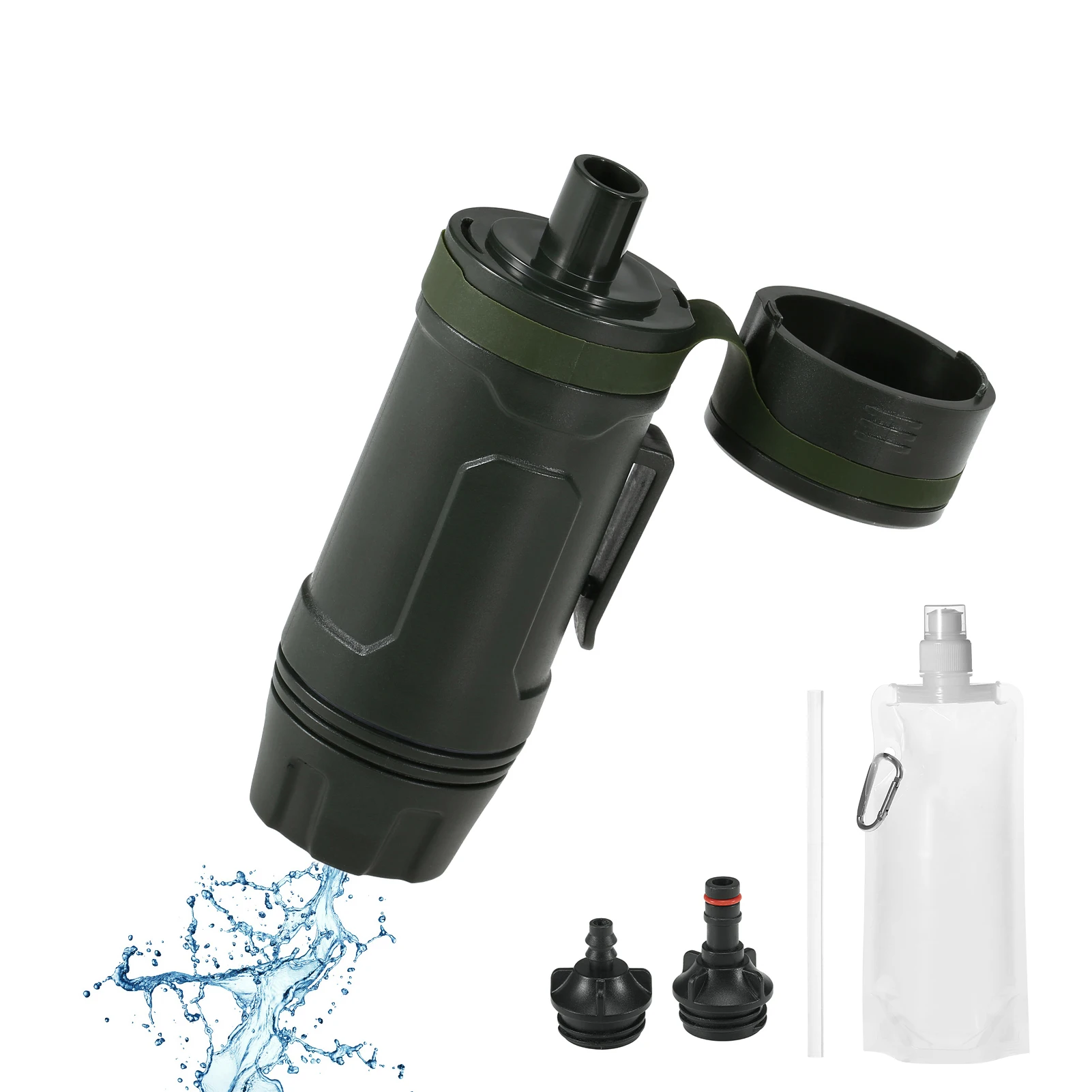 

Уличные очистители воды, портативный фильтр для воды, система фильтрации воды для выживания, питьевой очиститель для экстренных ситуаций, П...