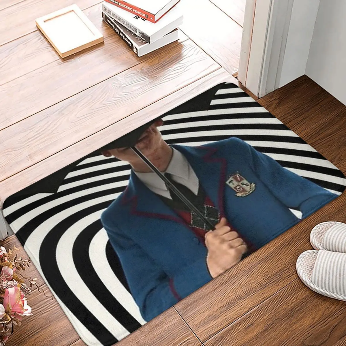 

Коврик с зонтиком для телевизора в стиле «Академия», Придверный коврик с цифрами и пятью для гостиной, ковер для входной двери, домашний дек...