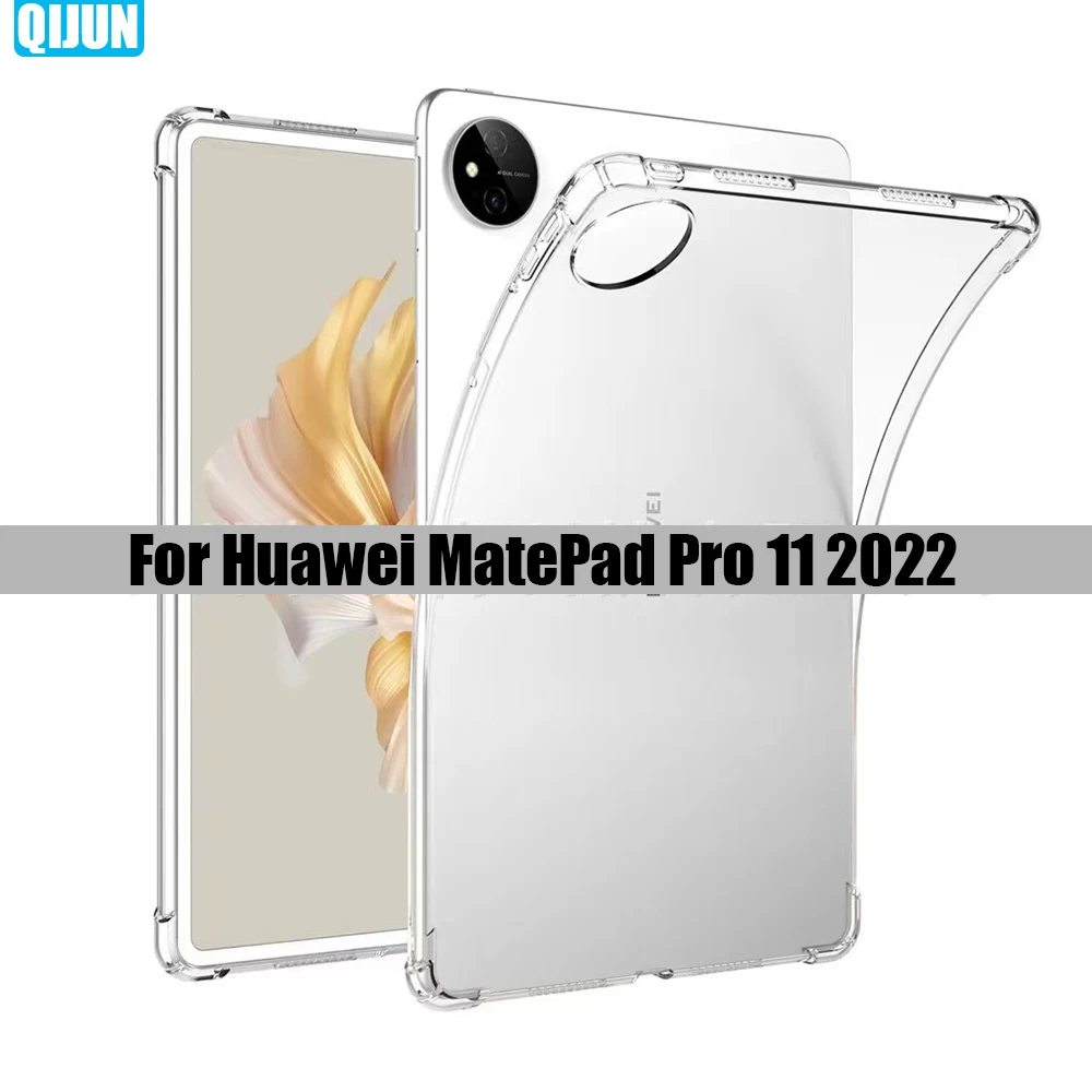 

Tablet Case For Huawei MatePad Pro 11 2022 TPU Transparent Silicone soft Cover Airbag Protection fundas GOT-AL09 AL19 W09 W29