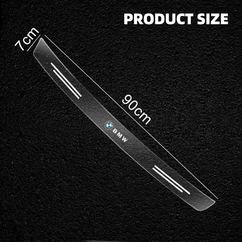 Багажник автомобиля задний защитный бампер прозрачная защитная наклейка для BMW M3