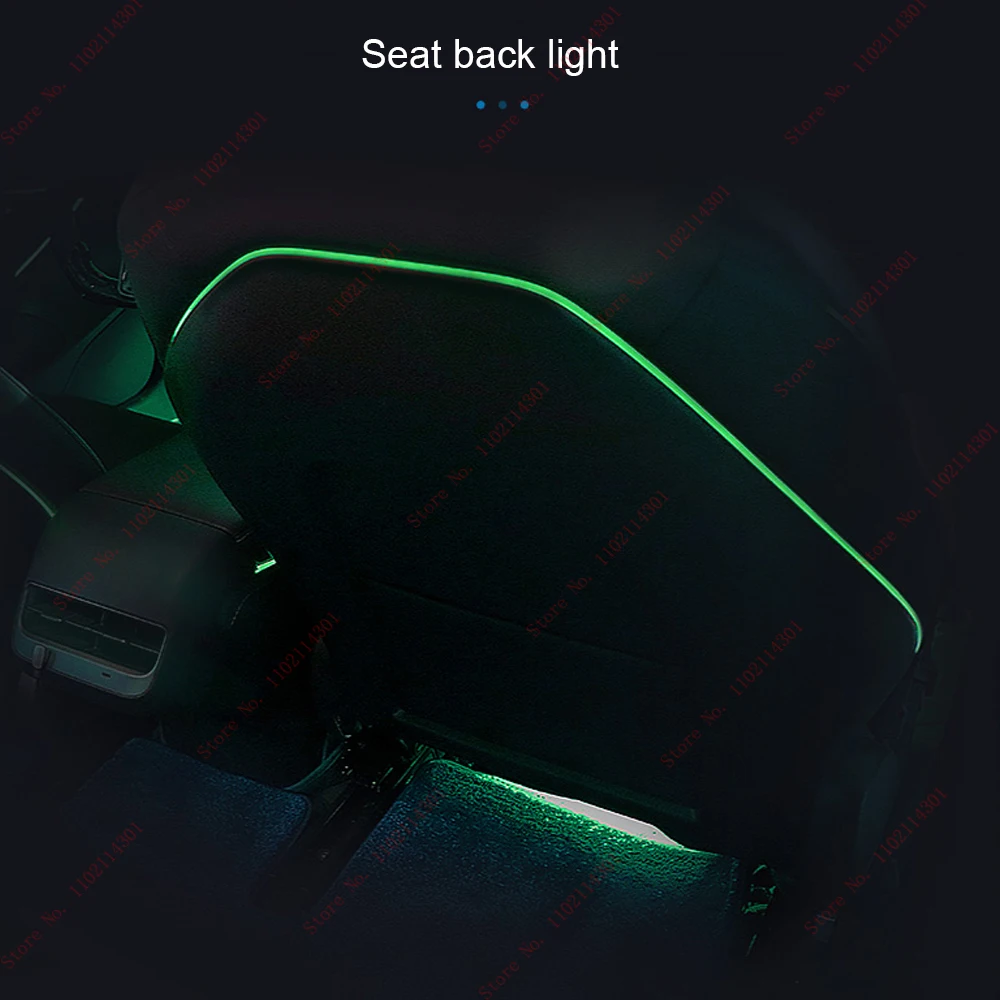 Светодиодная лента для салона автомобиля Tesla Model 3 Y Центральная панель приборной