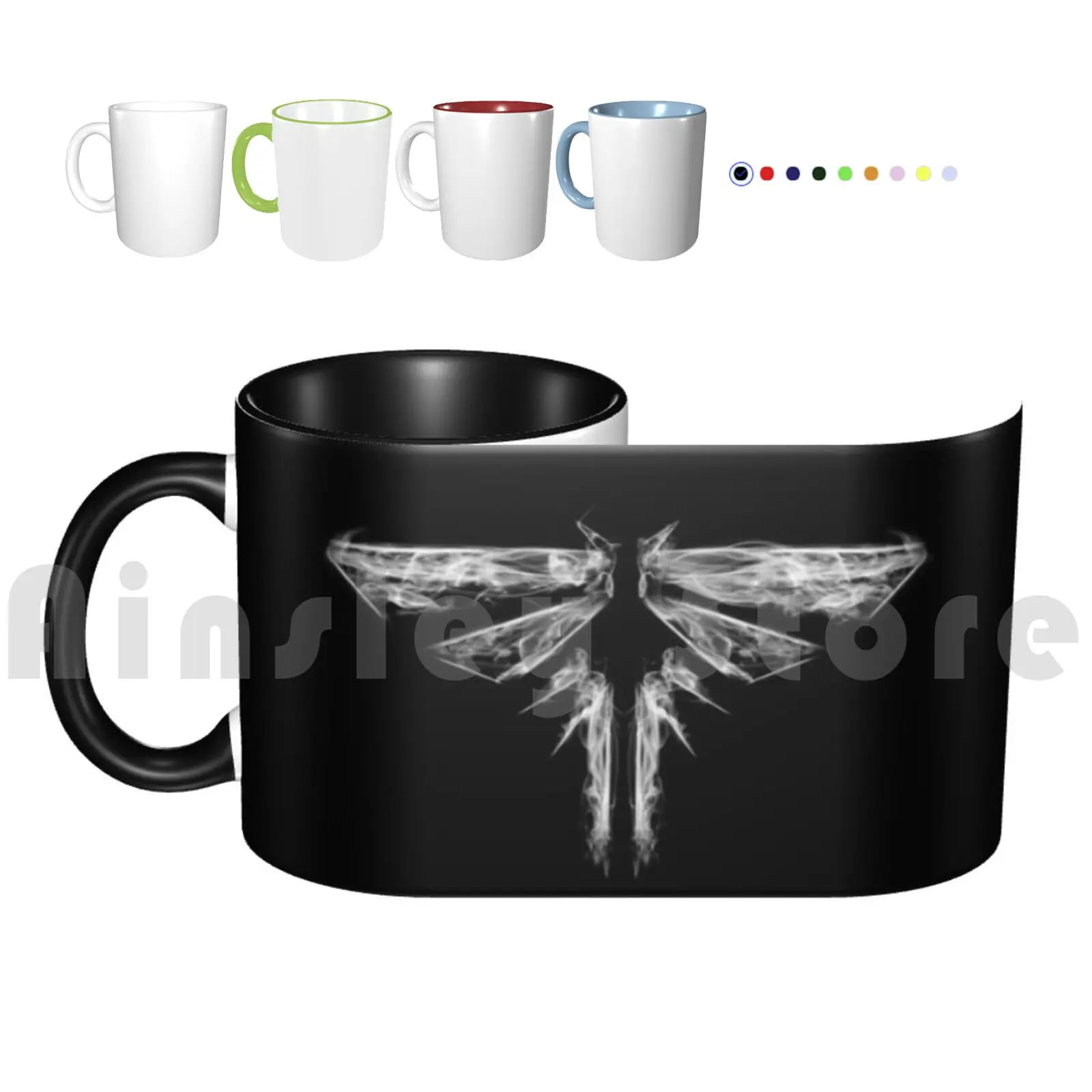 

Smoky Fireflies Mugs Coffee Cups Ceramic Mugs The Last Of Us Ellie Joel Fireflies Firefly Last Of Us Smoke Smoky