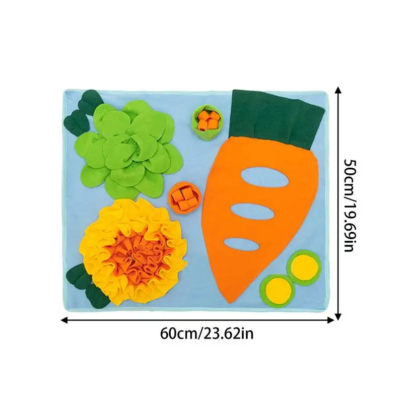 Коврик для сбора кроликов | Интерактивная игра кормления от скуки подушка