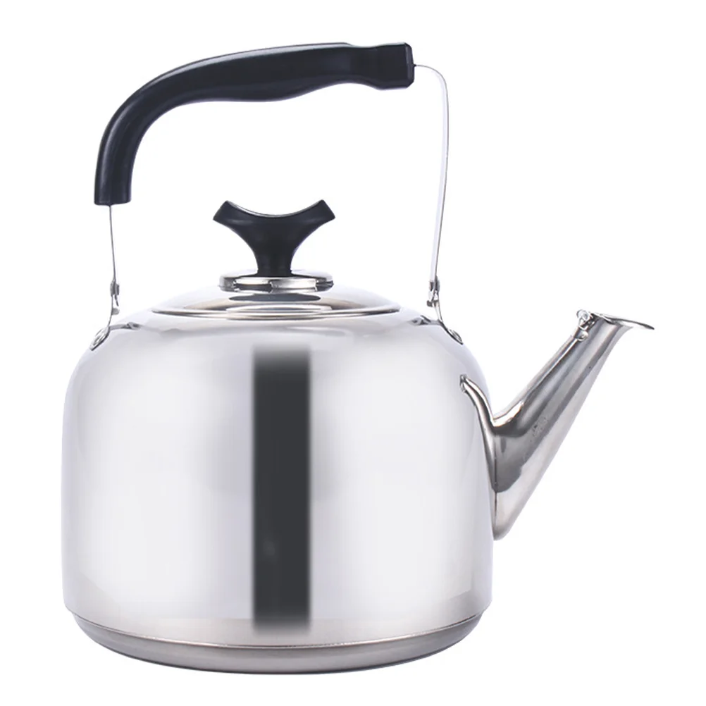 

1Pc Stainless Steel Teakettle Household Whistling Water Kettle Sounding Kettle