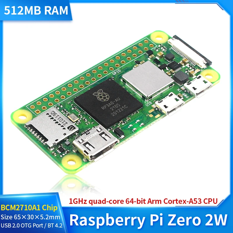 Raspberry Pi Zero, 2 , , 64- , 512 , SDRAM, Bluetooth, BLE  Wi-Fi, Pi Zero 2, Pi 0, ,  