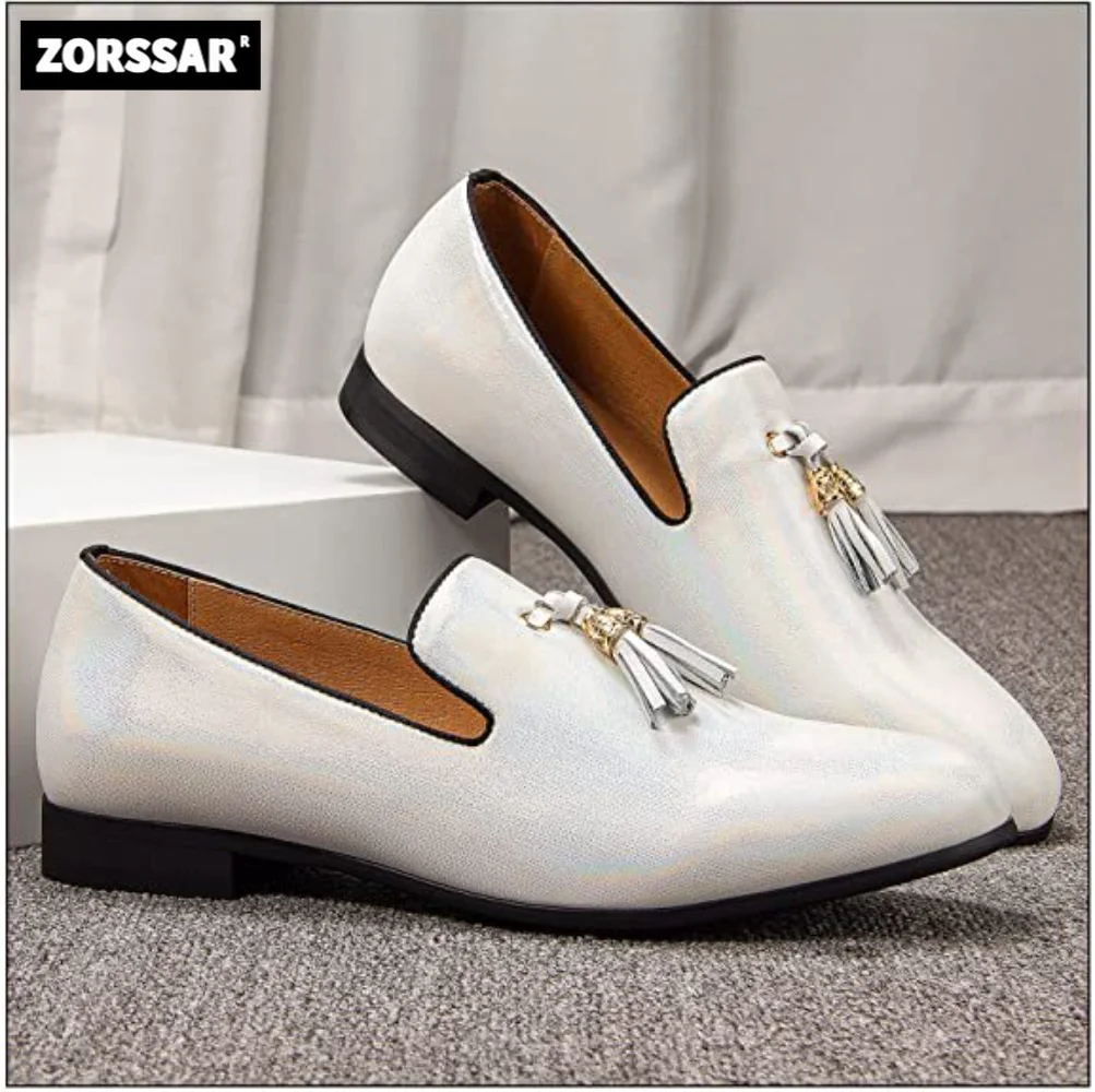 

Men Loafers Shoes Casual Moccasins Light Soft Young Man Flat Shoes Breathable Lazy shoes Fashion Fashion Tassel Men's Party shoe