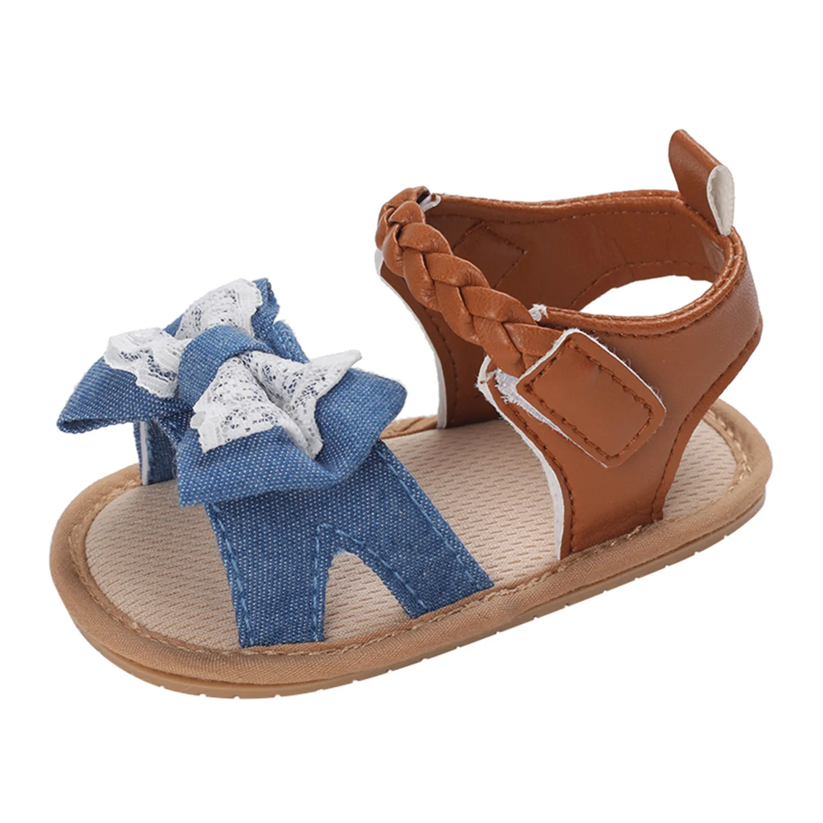 

Sandals For Summer Girls Bowknot Shoes Toddler Walk Shoes First Girls With Flower Shoes Summer Outdoor slip on sneakers kids
