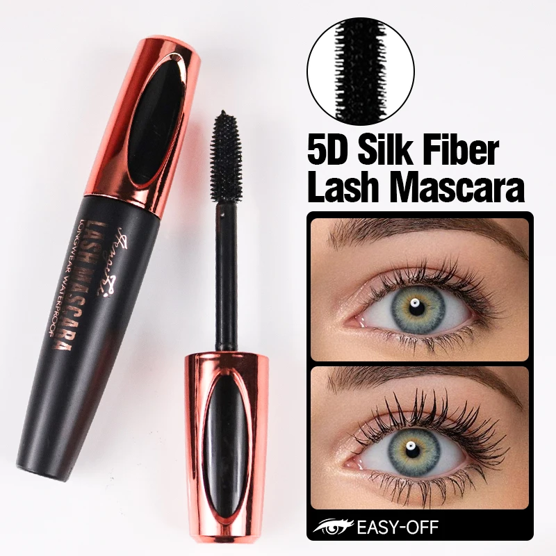 

Waterproof Rimel 4D Silk Fiber Lash Mascara Effet Faux Cils Rimel Macara Lengthens Eyelash Growth Lash Lift Bulklash