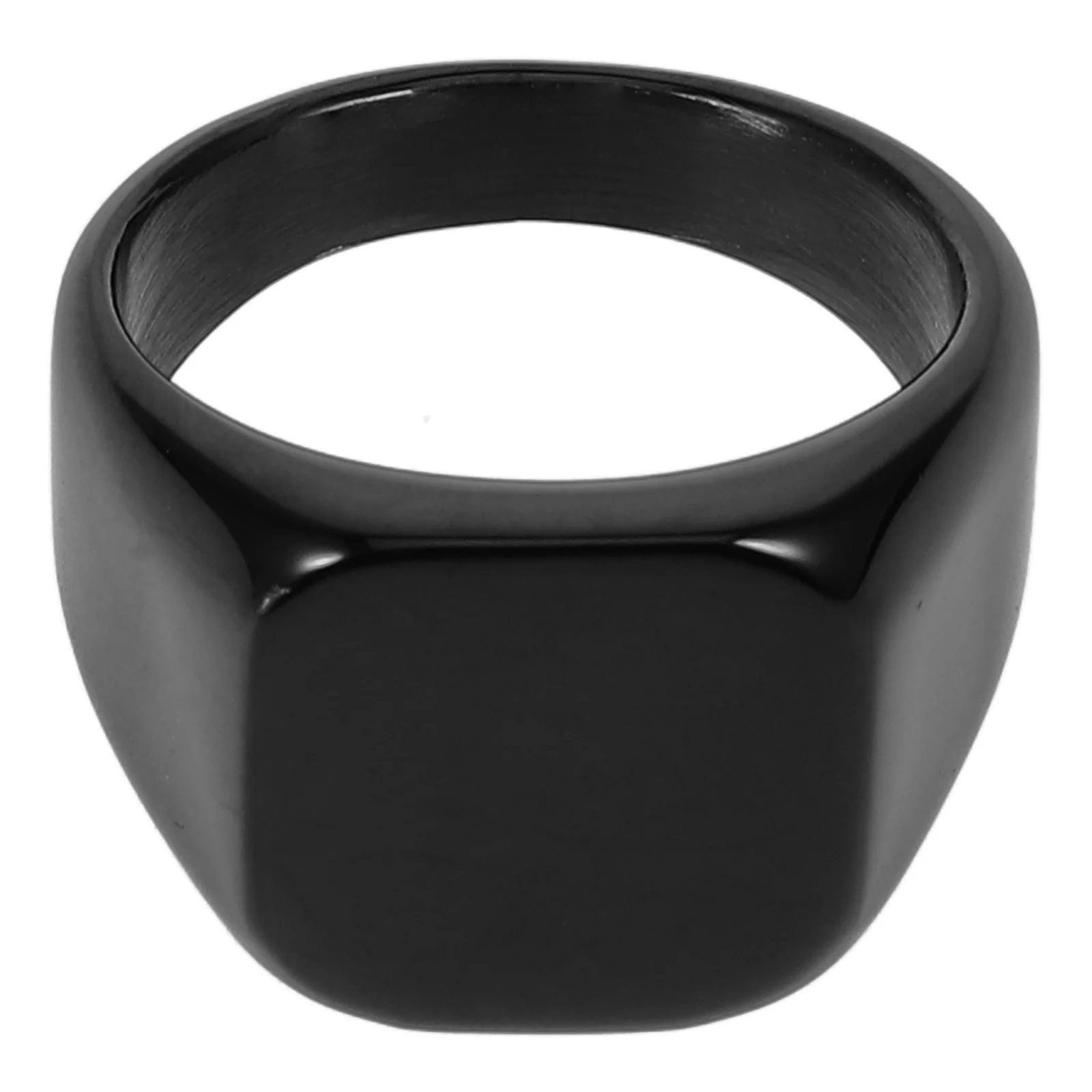 Кольцо мужское из титановой стали креативное квадратное кольцо для подростков