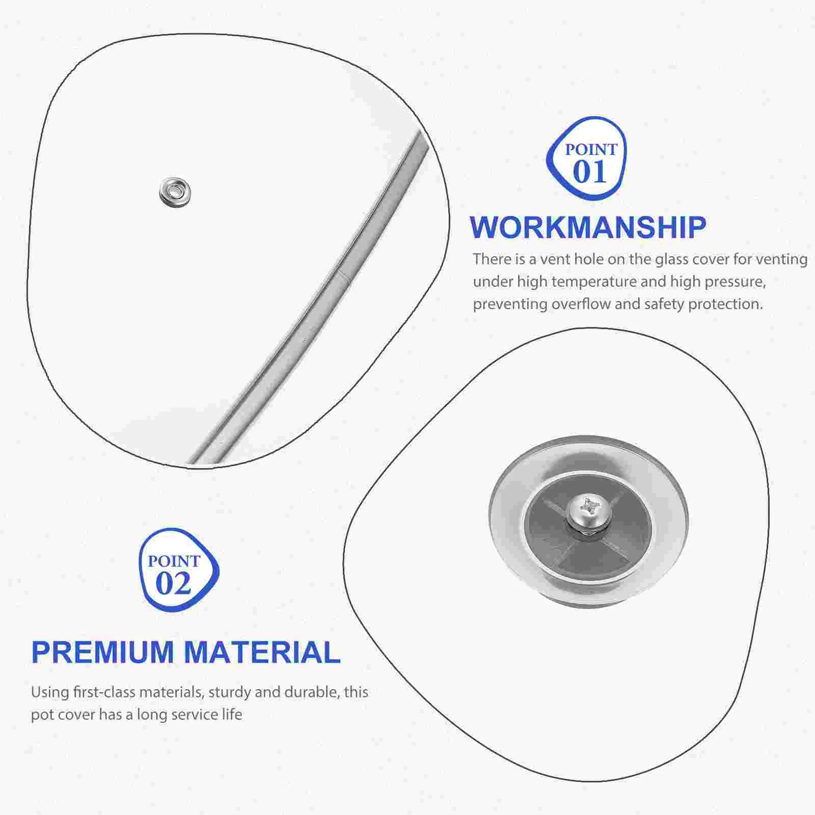 Индукционная Крышка для кастрюль Griddle электрическая стеклянная крышка подогрева